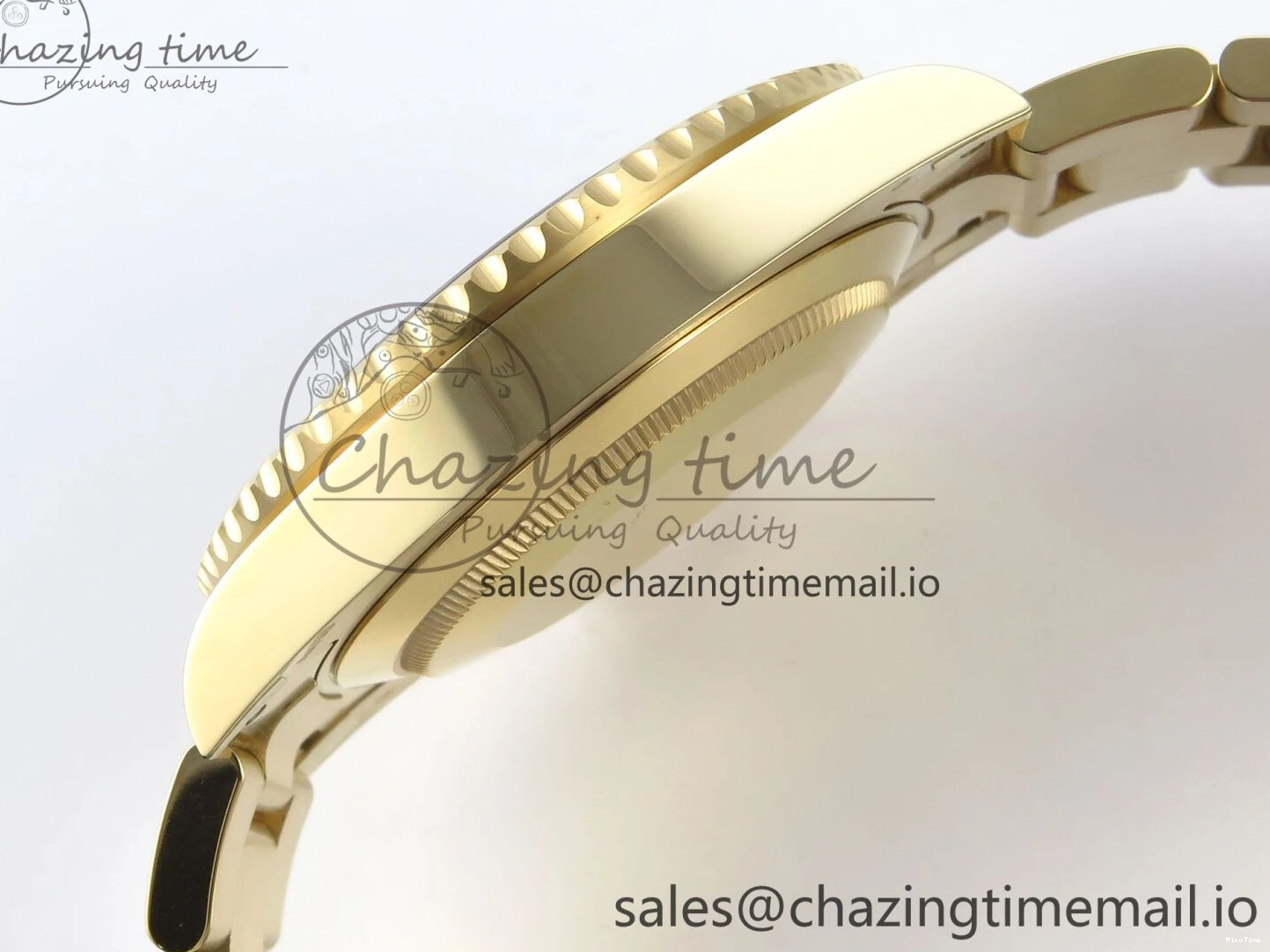 MiroTime 0317 Submariner 41mm 126618 LN THBF 904L Black Ceramic 1:1 Best Edition on YG Bracelet SH UrbanChic 334